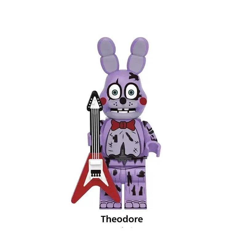 FNAF Mini Building Blocks Action Figures Set 8 Pieces Collectible - ToylandEU