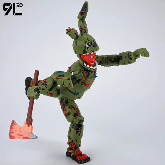 FNAF Springtrap Action Figure 3D Printed Collectible -  ToylandEU™