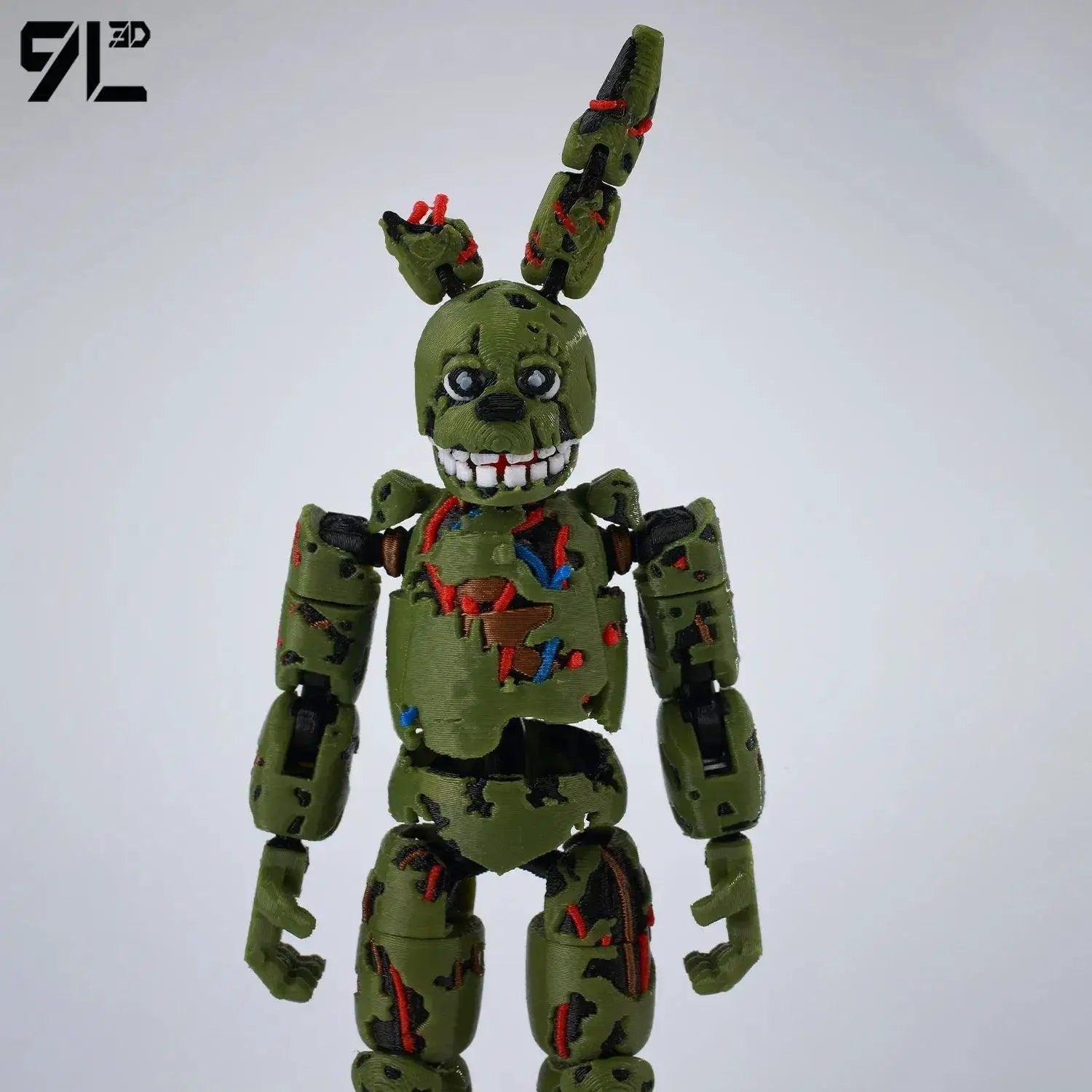  FNAF Springtrap Action Figure 3D Printed Collectible -  ToylandEU™