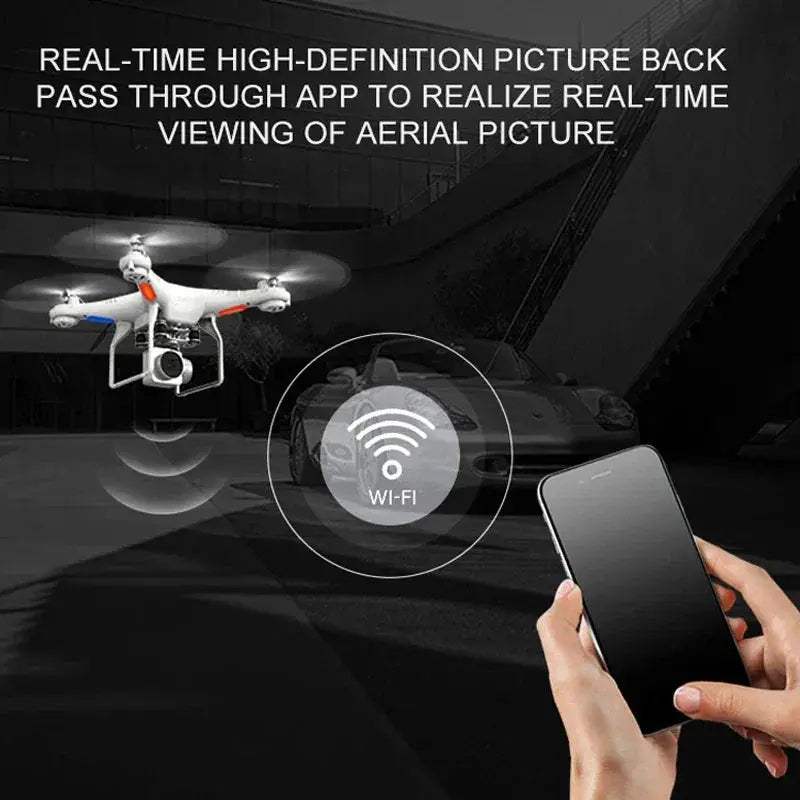 FPV 4K Camera Drone With Real Time Video Altitude Hold - ToylandEU