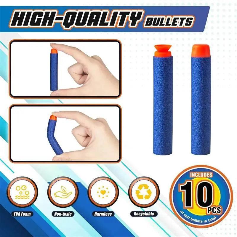  FRENSIT Manually Toys Soft Bullets Guns for Kids Fun -  ToylandEU™