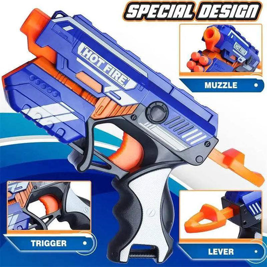  FRENSIT Manually Toys Soft Bullets Guns for Kids Fun -  ToylandEU™