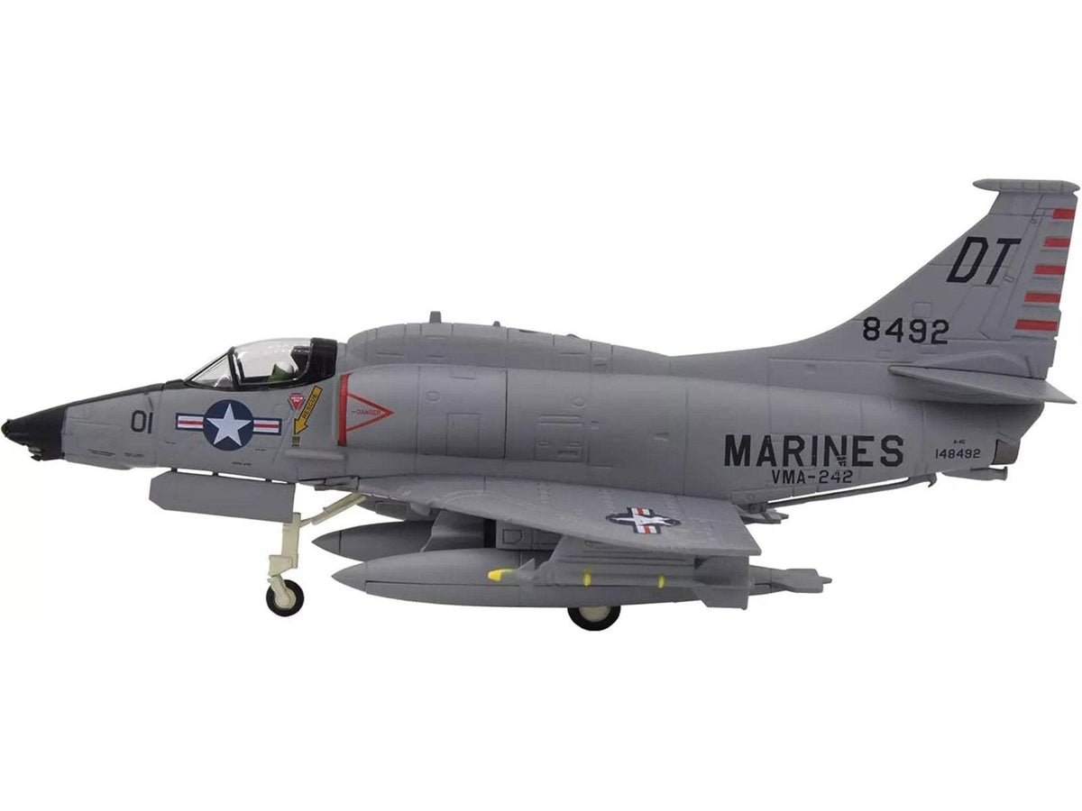 Douglas A-4D Skyhawk Aircraft | 1/72 Diecast Aircraft Model | VMA-242 Bats NAS Key West 1962 Missile Crisis Series