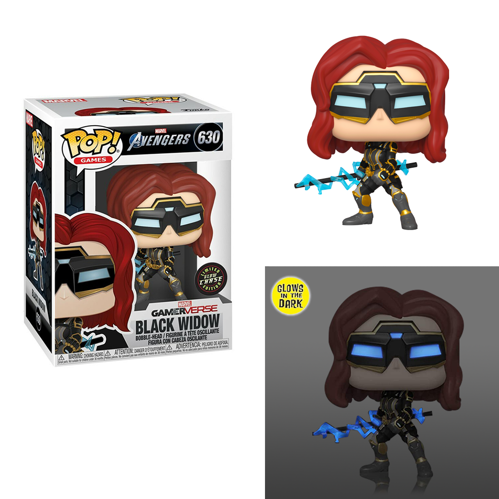 POP! Vinyl | Black Widow Stark Tech Suit | 3.75 Inch Figure | Avengers Game