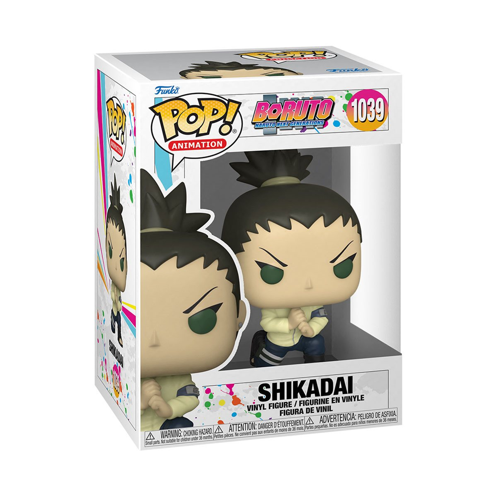 POP! Vinyl | Shikadai Figure 3.75in | Naruto Next Generations | Window Box