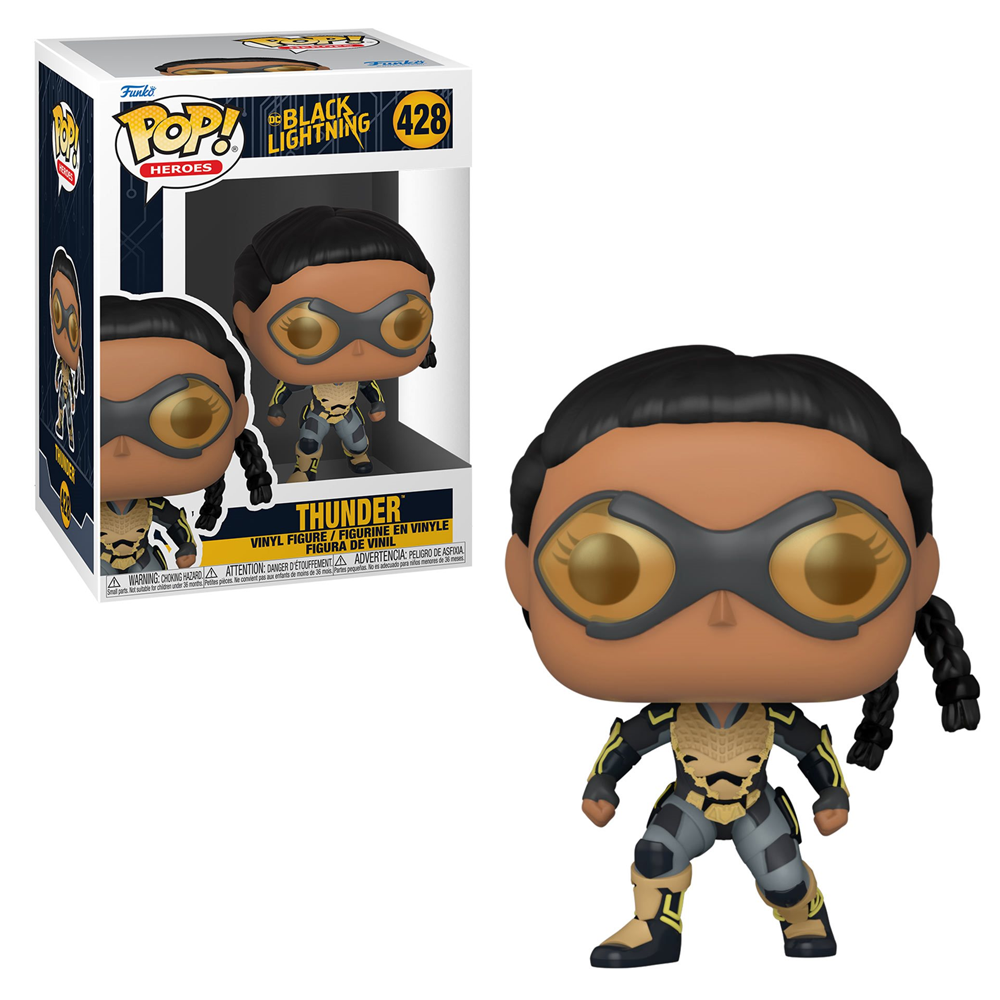 Pop! Vinyl | 3.75-Inch Figure | Black Lightning Thunder | Figure #428