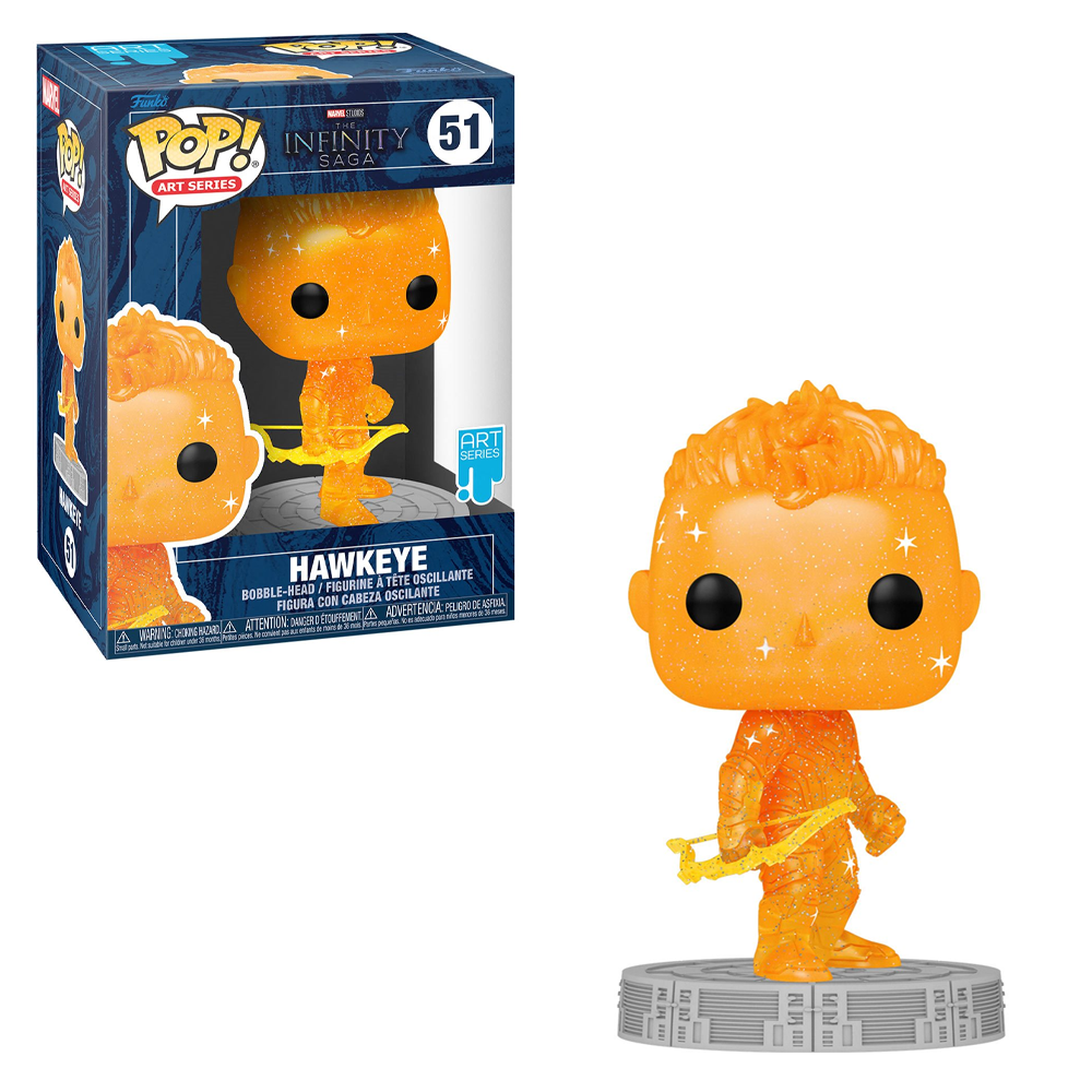 POP! Vinyl | Hawkeye with Case | Infinity Saga Artist's Series | 3.75in
