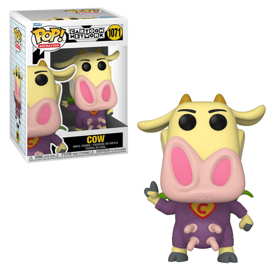 POP! Vinyl | Cow from Cow & Chicken | 3.75 in Vinyl Figure | Window Box Packaging