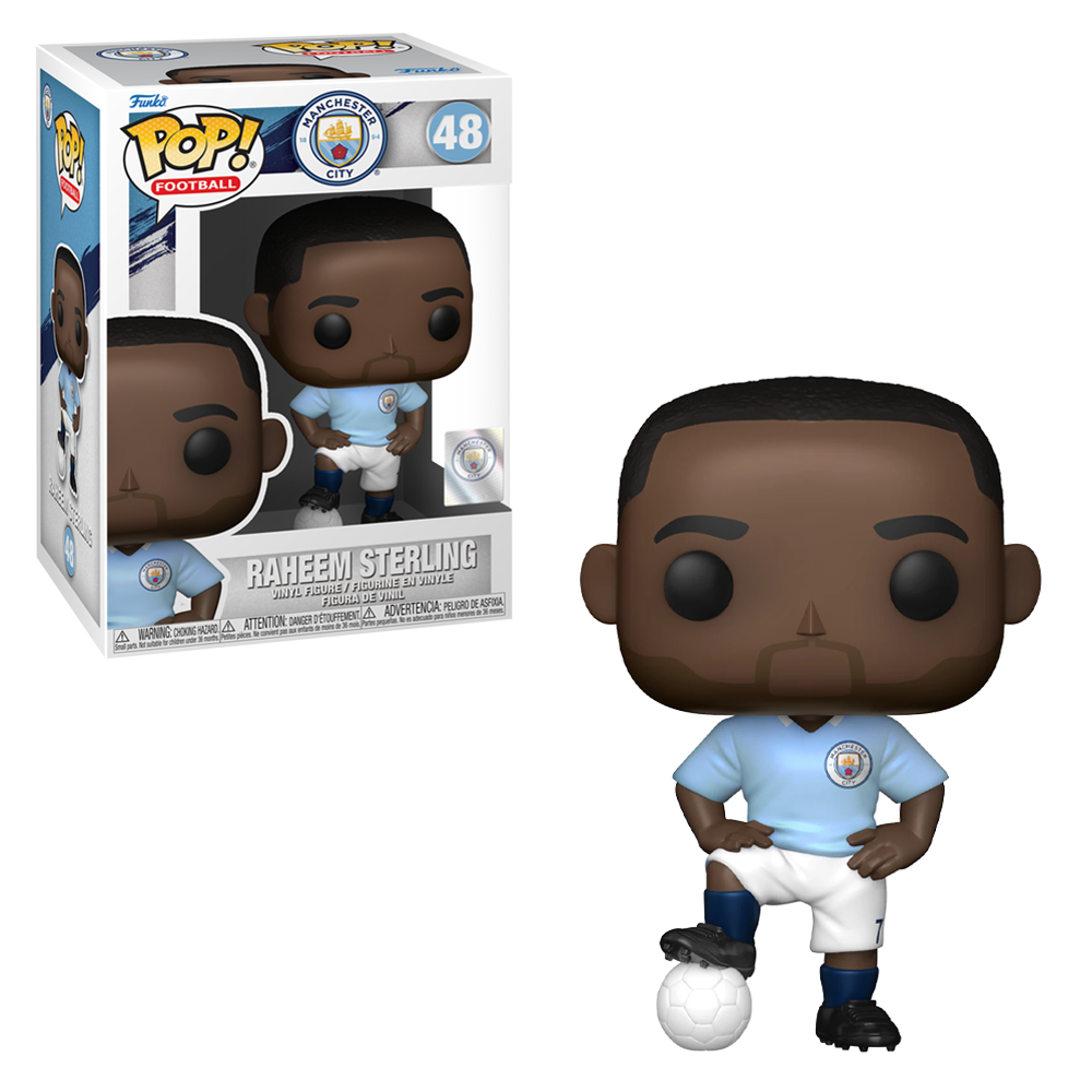 Pop Vinyl | Raheem Sterling Figure 3.75in | Manchester City | Window Box