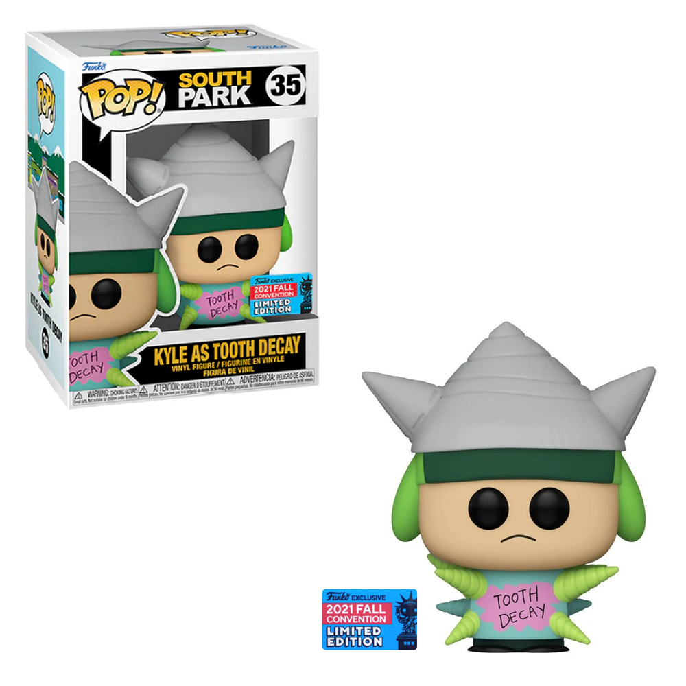 Exclusives | Kyle As Tooth Decay Vinyl Figure | South Park | 3.75 Inch
