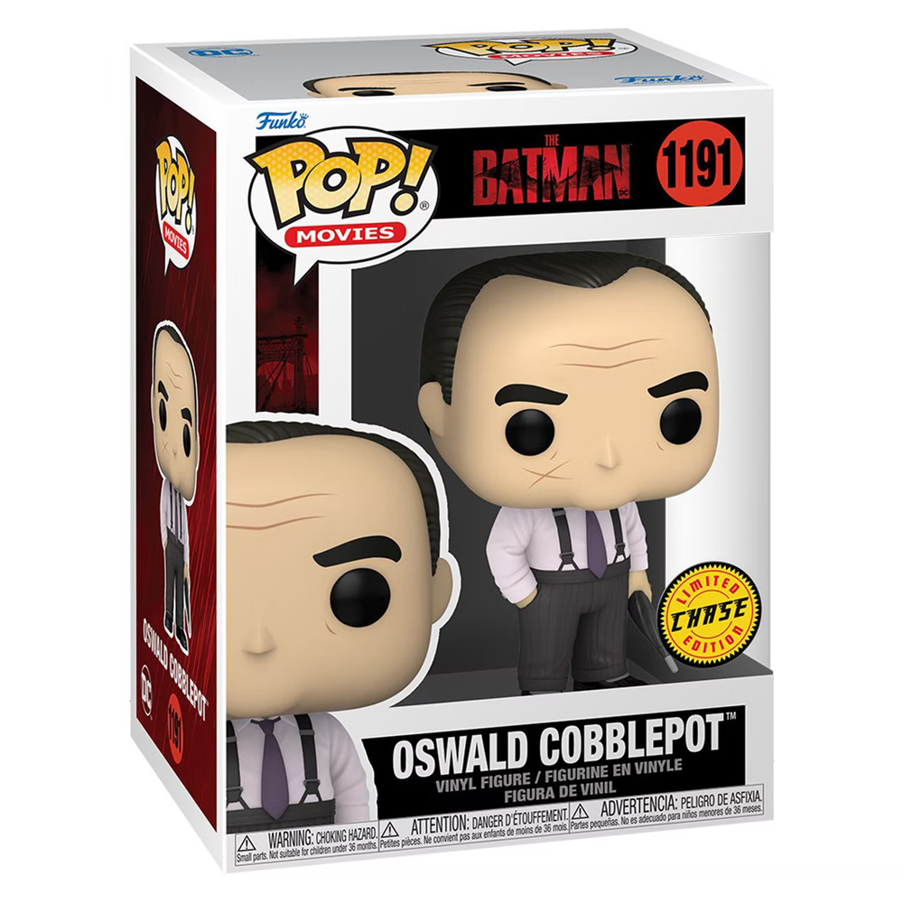 POP! Vinyl | Oswald Cobblepot | 3.75 in Vinyl Figure | Chase Variant 1/6 Chance