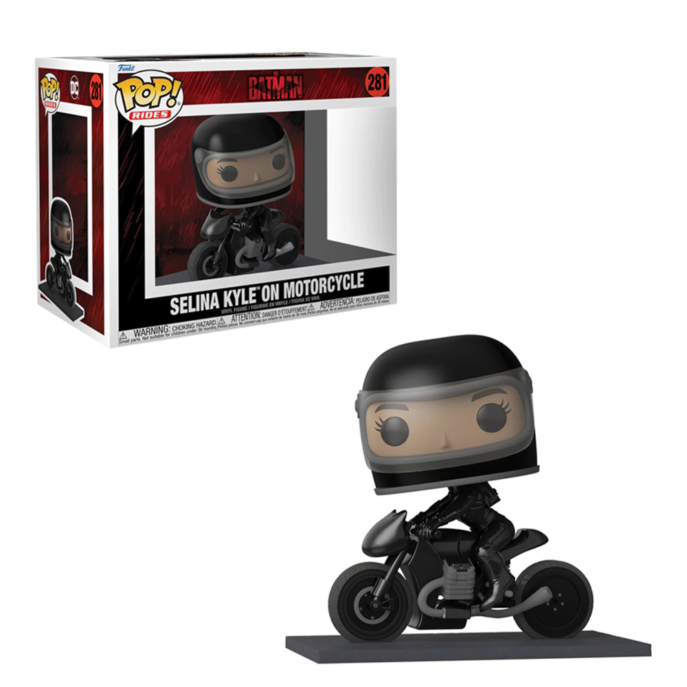 POP! Rides | Selina Kyle on Motorcycle | 3.75-Inch Vinyl Figure | Variant 281