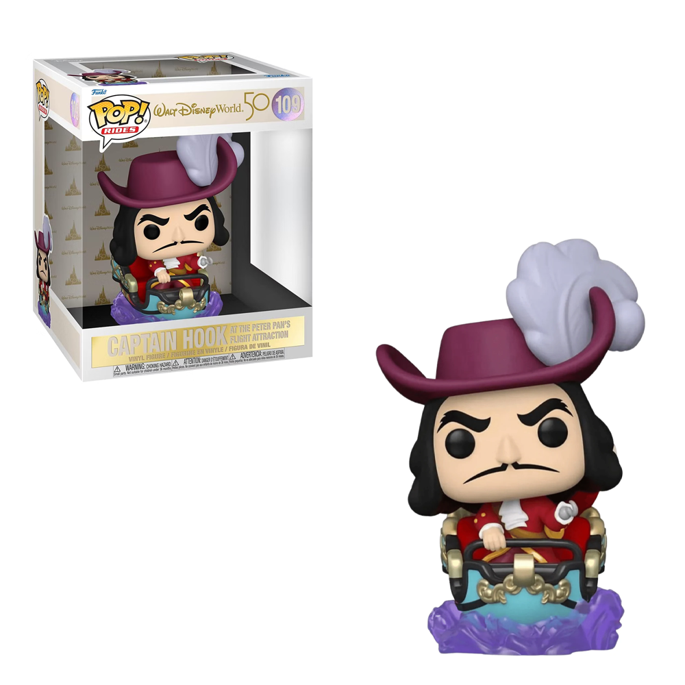 POP Rides | Captain Hook on Peter Pan Flight | Walt Disney World 50th