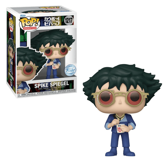 Exclusives | Funko POP Spike Spiegel Noodles Vinyl Figure | Cowboy Bebop | Special Edition