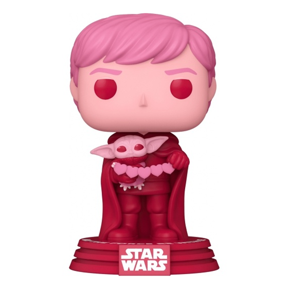 Pop Vinyl | Luke and Grogu Valentines Vinyl | 3.75in | Window Box