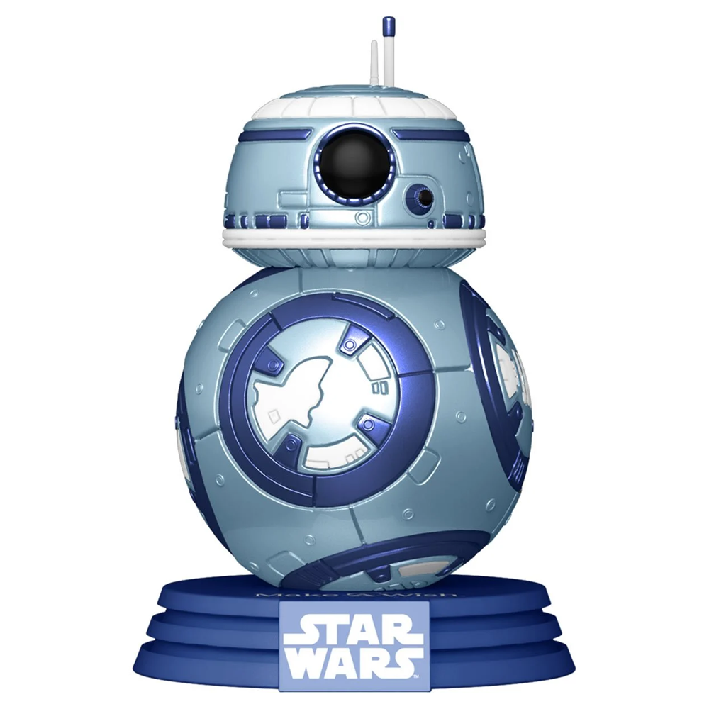 POP Vinyl | BB8 Metallic | 3.75 Inch Vinyl Figure | Window Box Packaging