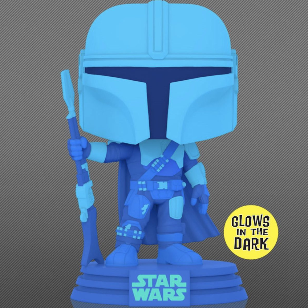 Exclusives | Mandalorian Hologram Glow In The Dark | EE Exclusive | Number 345