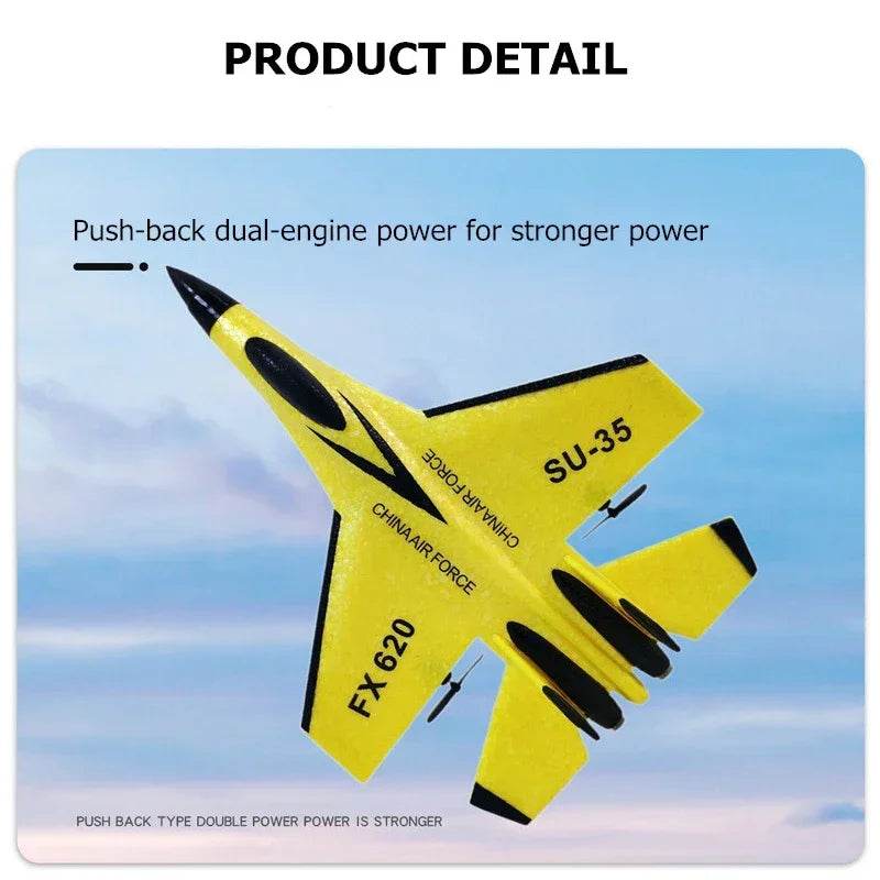 FX620 SU35 RC Plane 2.4G EPP Foam Remote Control Airplane - ToylandEU