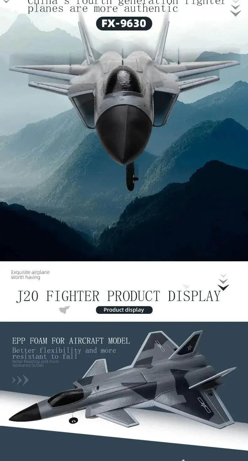  FX9630 RC Plane J20 Fighter Remote Control Airplane -  ToylandEU™