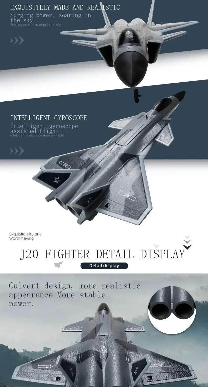  FX9630 RC Plane J20 Fighter Remote Control Airplane -  ToylandEU™