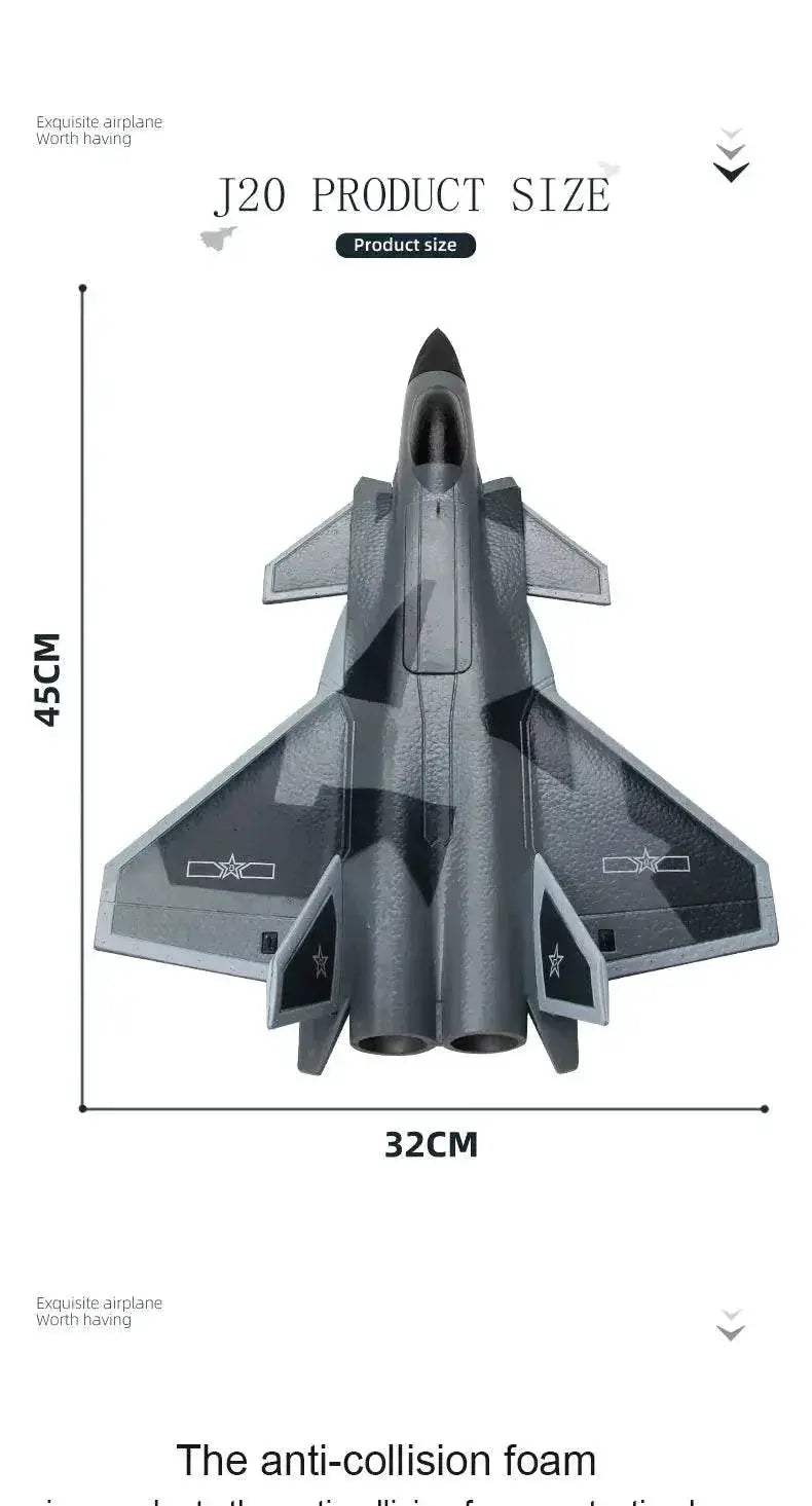 FX9630 RC Plane J20 Fighter Remote Control Airplane -  ToylandEU™