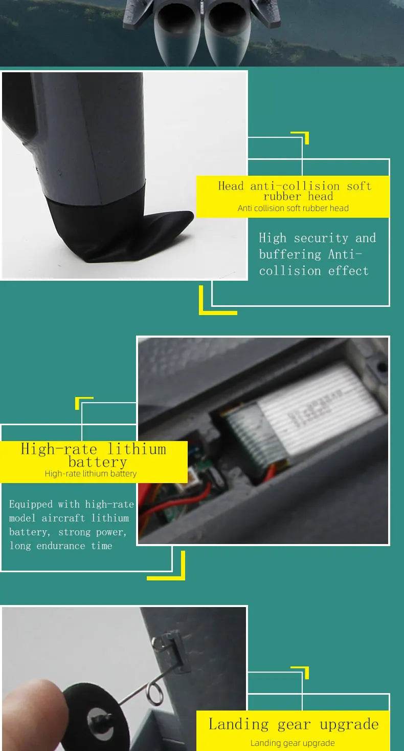 FX9630 RC Plane J20 Fighter Remote Control Airplane Toys - ToylandEU