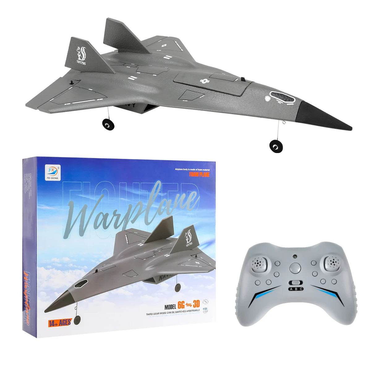 FX9672 RC Plane 4CH 2.4G Wireless Remote Control Airplane - ToylandEU