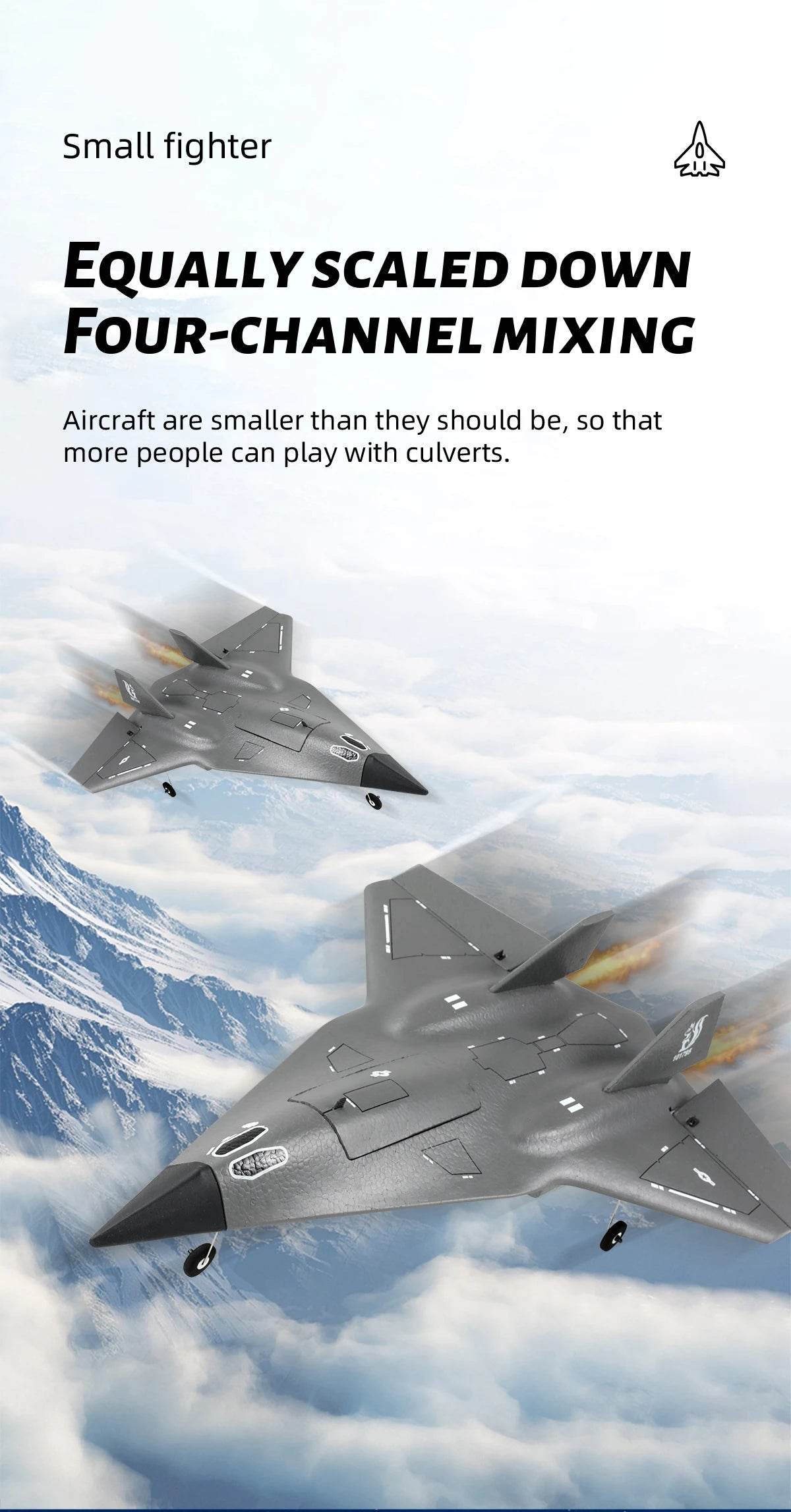 FX9672 RC Plane 4CH 2.4G Wireless Remote Control Airplane - ToylandEU