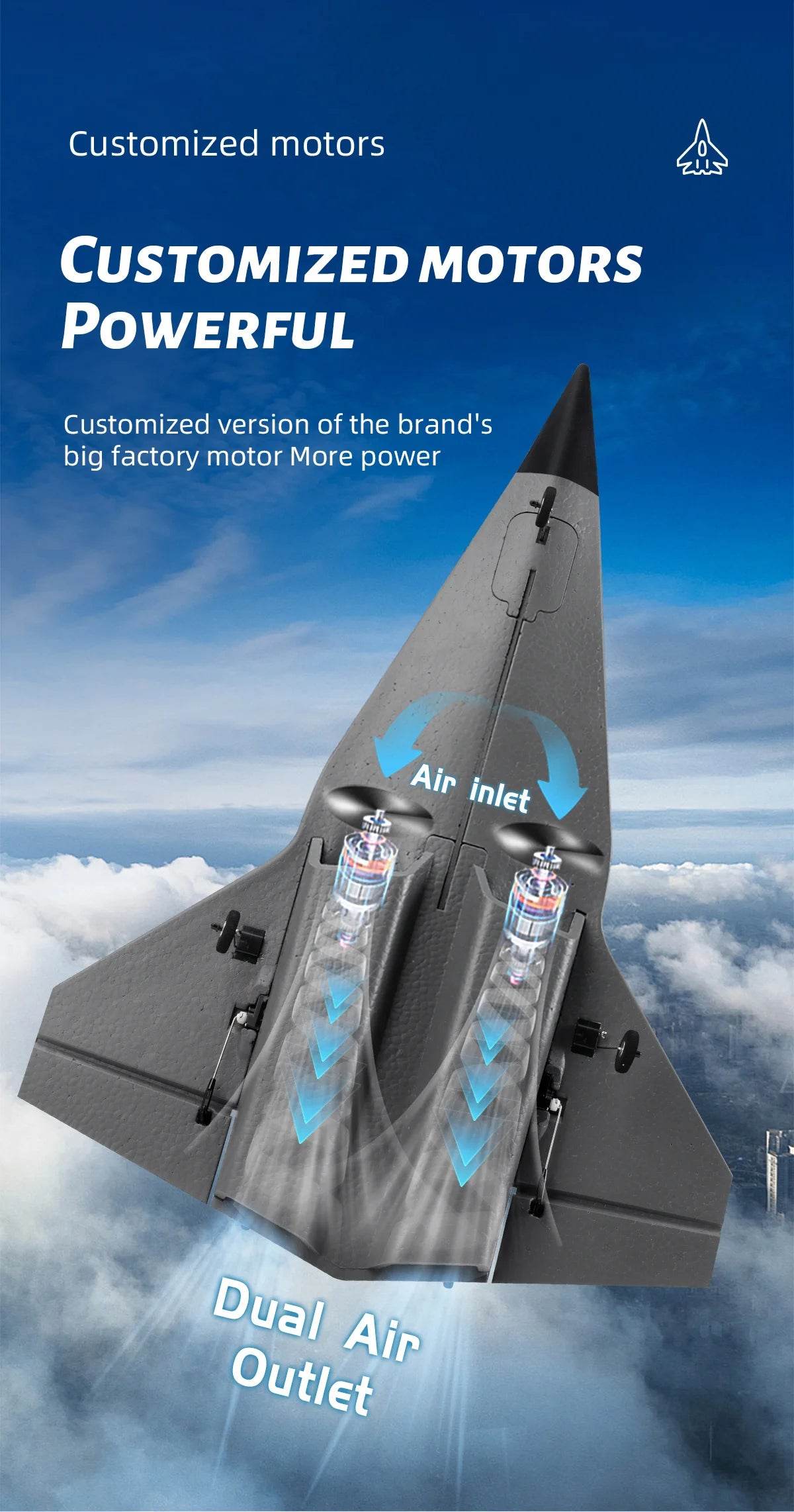 FX9672 RC Plane 4CH 2.4G Wireless Remote Control Airplane - ToylandEU