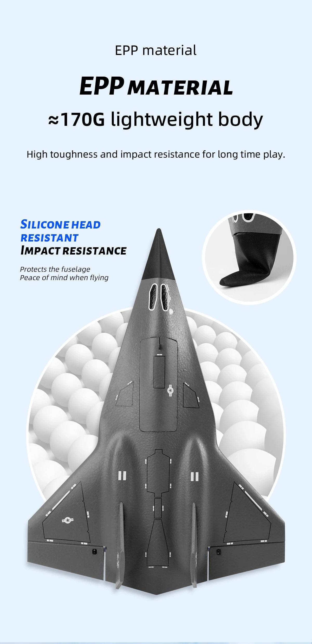 FX9672 with 2Batteries RC Plane 2.4G Remote Control Airplane - ToylandEU