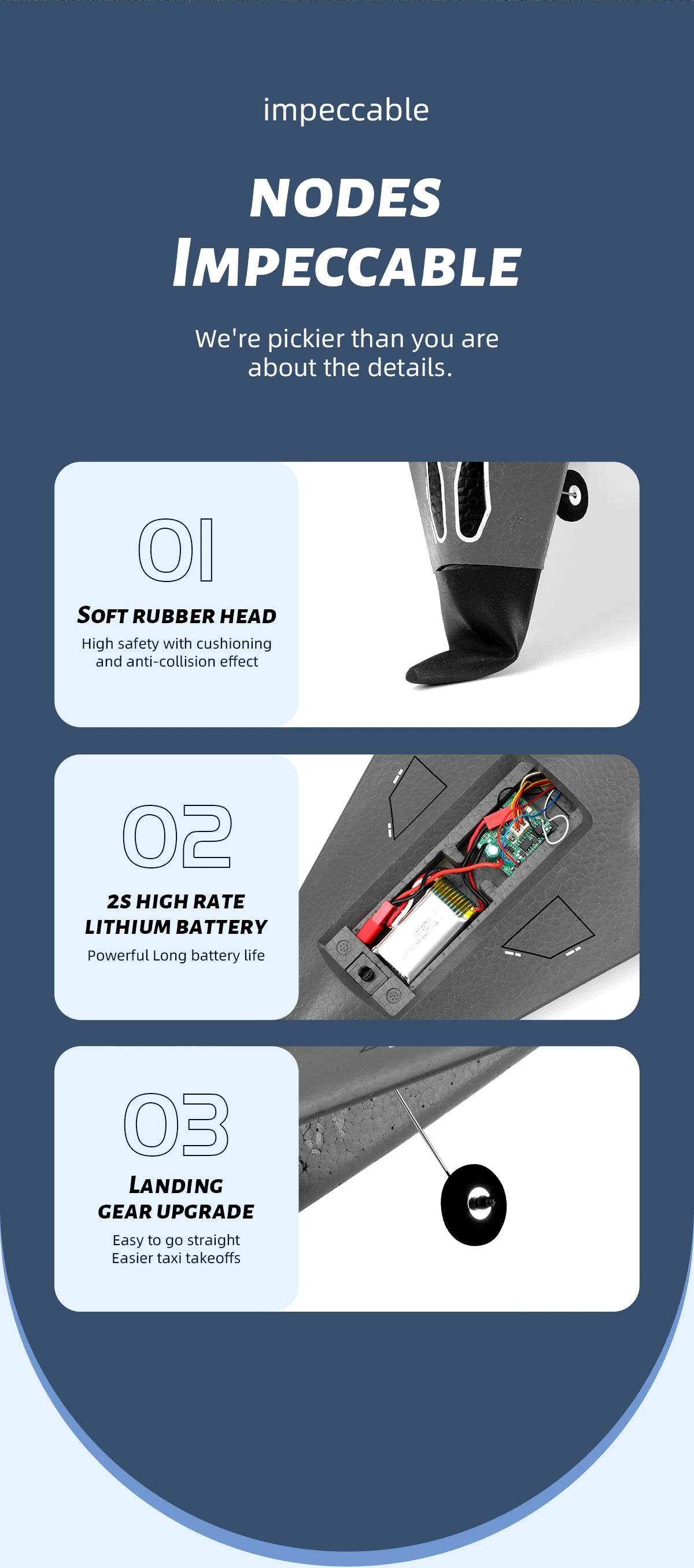 FX9672 with 2Batteries RC Plane 2.4G Remote Control Airplane - ToylandEU