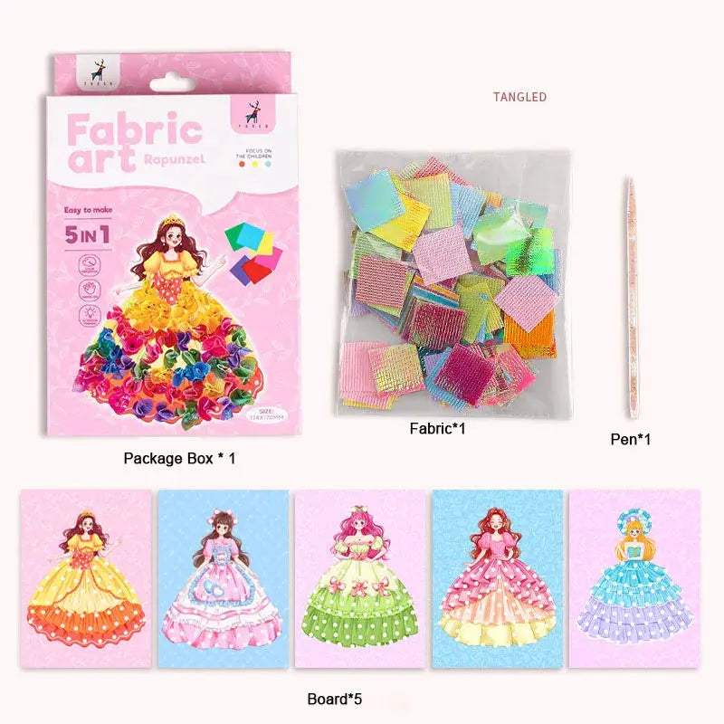  Fabric Art Frenzy Kids Craft Kits CE Certified -  ToylandEU™
