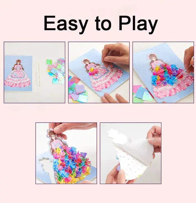  Fabric Art Frenzy Kids Craft Kits CE Certified -  ToylandEU™