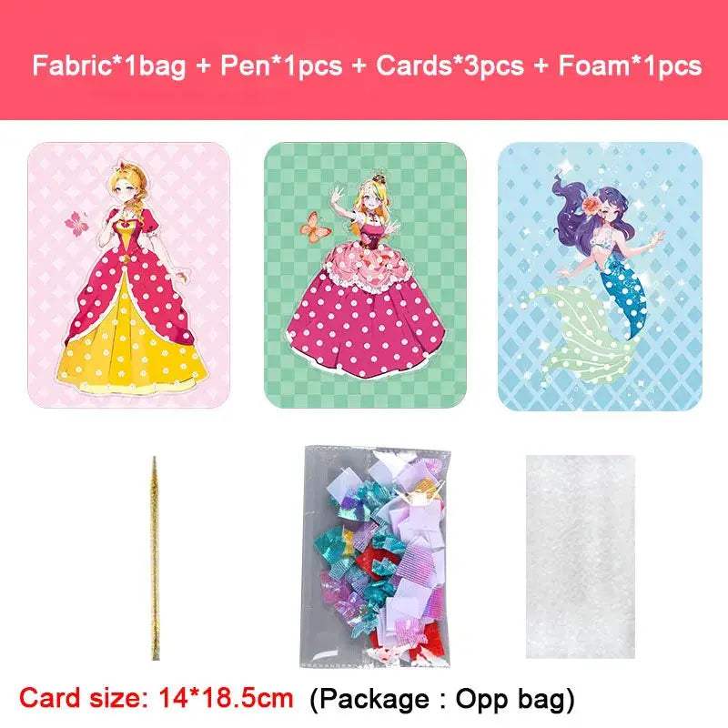  Fabric Art Frenzy Kids Craft Kits CE Certified -  ToylandEU™