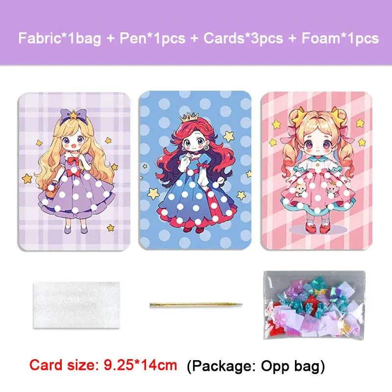  Fabric Art Frenzy Kids Craft Kits CE Certified -  ToylandEU™