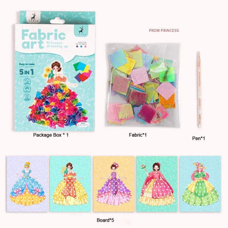  Fabric Art Frenzy Kids Craft Kits CE Certified -  ToylandEU™
