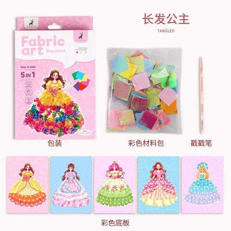  Fabric Art Frenzy Kids Craft Kits CE Certified -  ToylandEU™