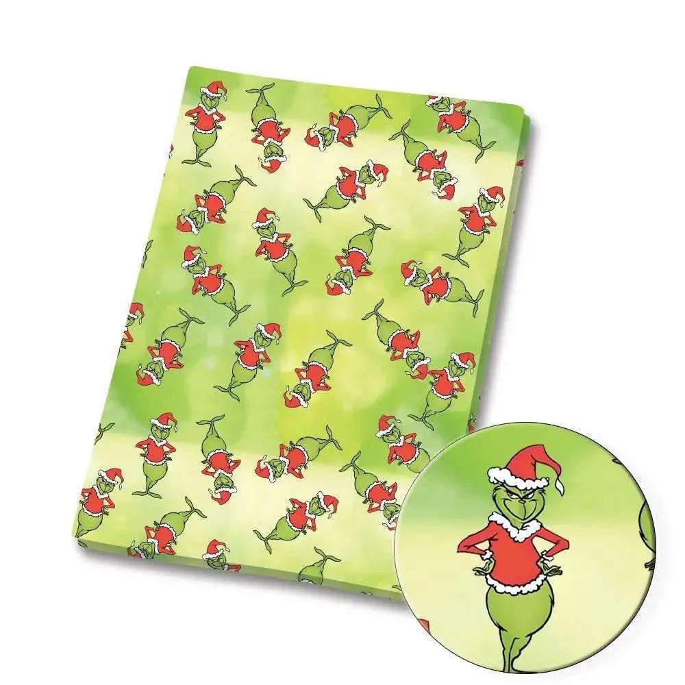 Christmas Fabric 140x50CM Cartoon Cotton Patchwork Tissue -  ToylandEU™