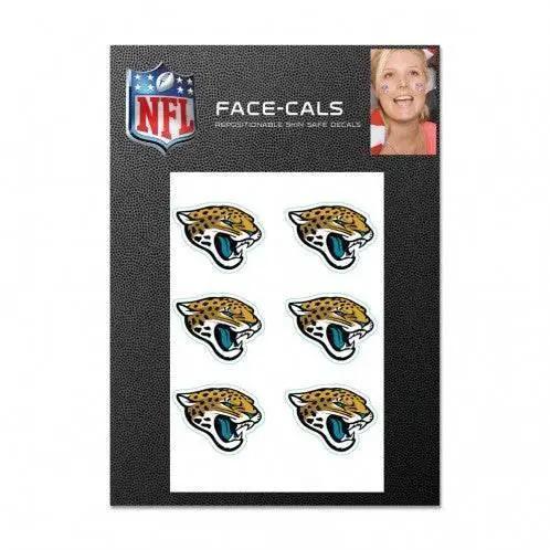  Jacksonville Jaguars Tattoo Face Decals Six Pack Skin Safe -  ToylandEU™