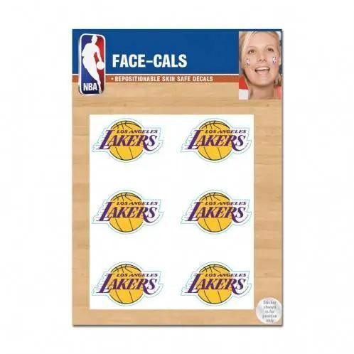  Los Angeles Lakers Face Tattoo Cals Peel and Stick Decals -  ToylandEU™