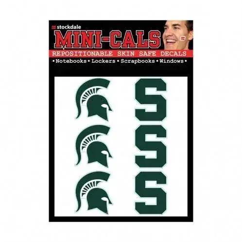  Michigan State Spartans Face Tattoo Decals Peel And Stick -  ToylandEU™