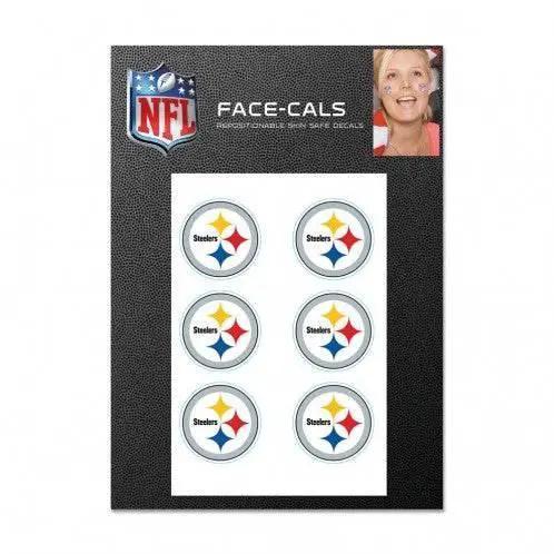  Pittsburgh Steelers Tattoo Face Decals Peel And Stick -  ToylandEU™