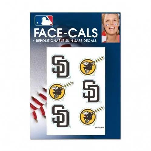  San Diego Padres Tattoo Face Decals Peel And Stick Safe -  ToylandEU™