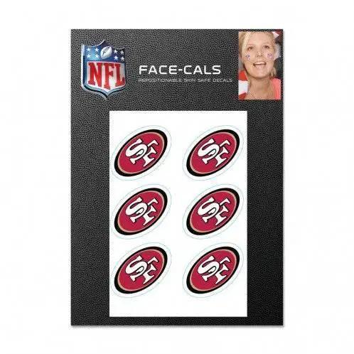  San Francisco 49ers Tattoo Face Decals Skin Safe Waterless -  ToylandEU™