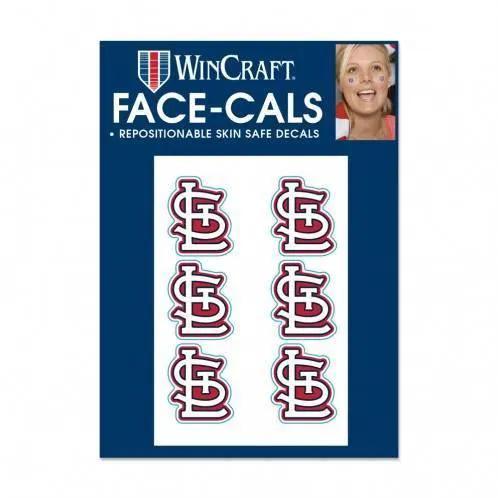  St Louis Cardinals Tattoo Face Decals Six Skin Safe -  ToylandEU™