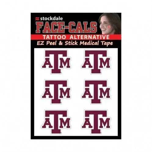  Texas A M Aggies Tattoo Face Decals Waterless Skin Safe -  ToylandEU™