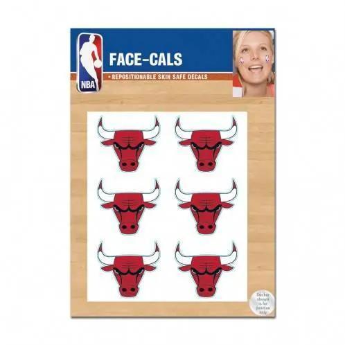  Chicago Bulls Tattoo Face Cals Peel and Stick Decals -  ToylandEU™