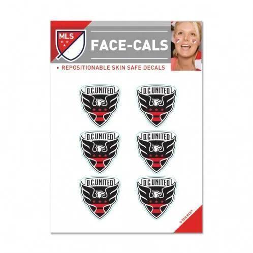  DC United Tattoo Face Decals Skin Safe Peel And Stick -  ToylandEU™