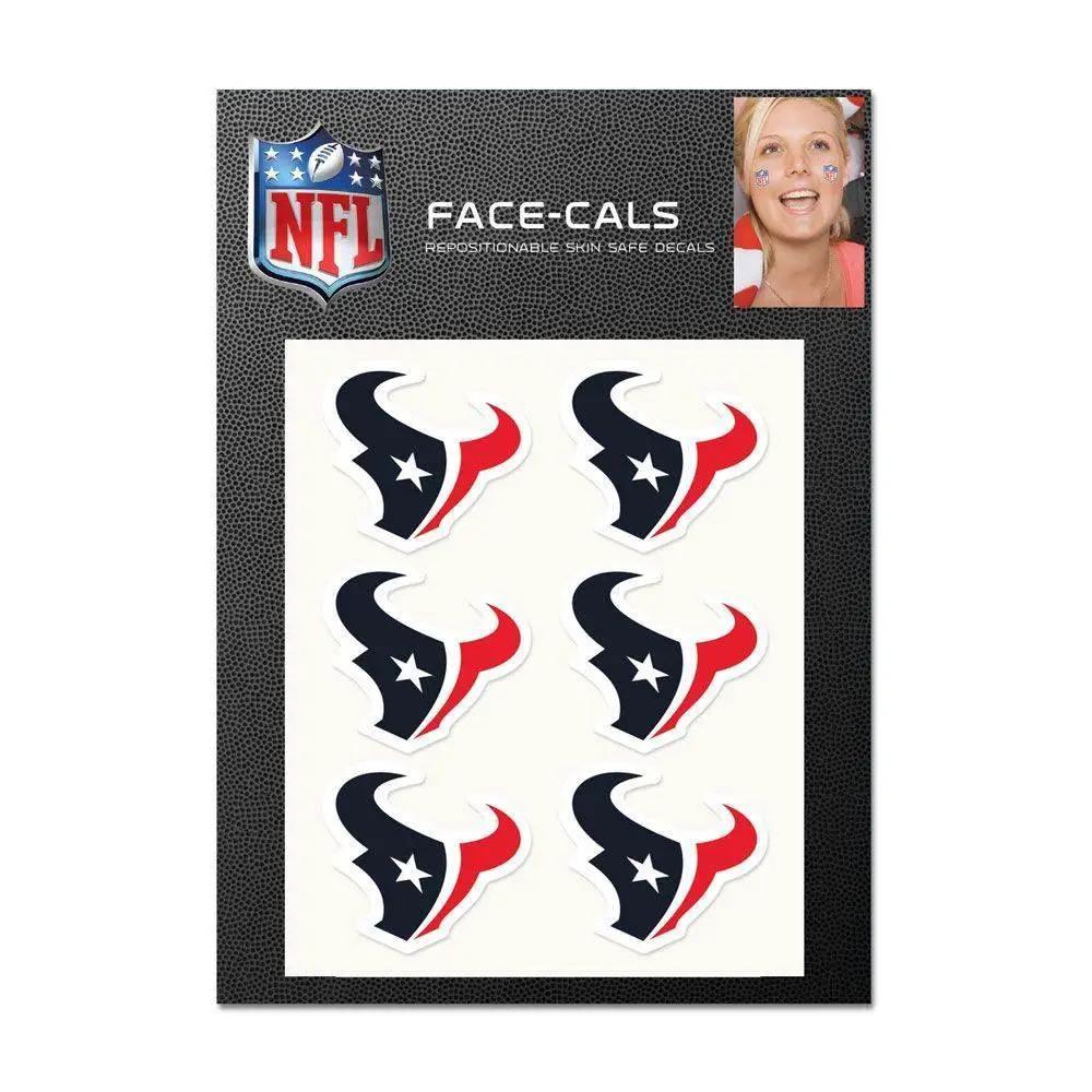  Houston Texans Face Tattoo Decals Waterless Peel And Stick -  ToylandEU™