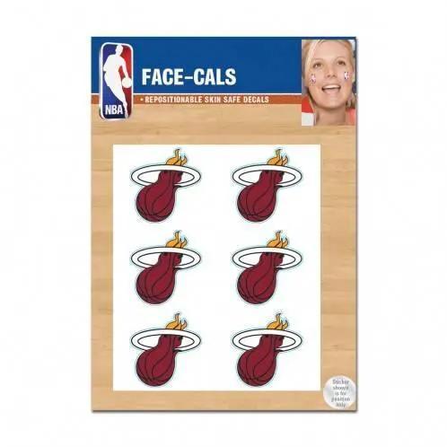  Miami Heat Face Tattoos Waterless Peel and Stick Decals -  ToylandEU™